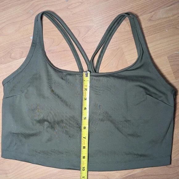 All in Motion Olive green sports bra - Picture 4 of 5